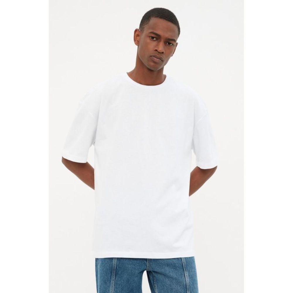 NWT Trendyol Men Relaxed fit Crew neck Knit T-Shirt